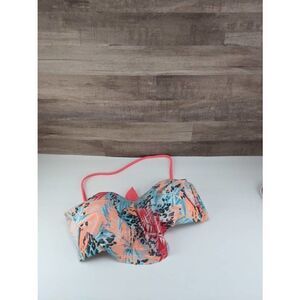 O'Rageous Bright Palm Swim Top